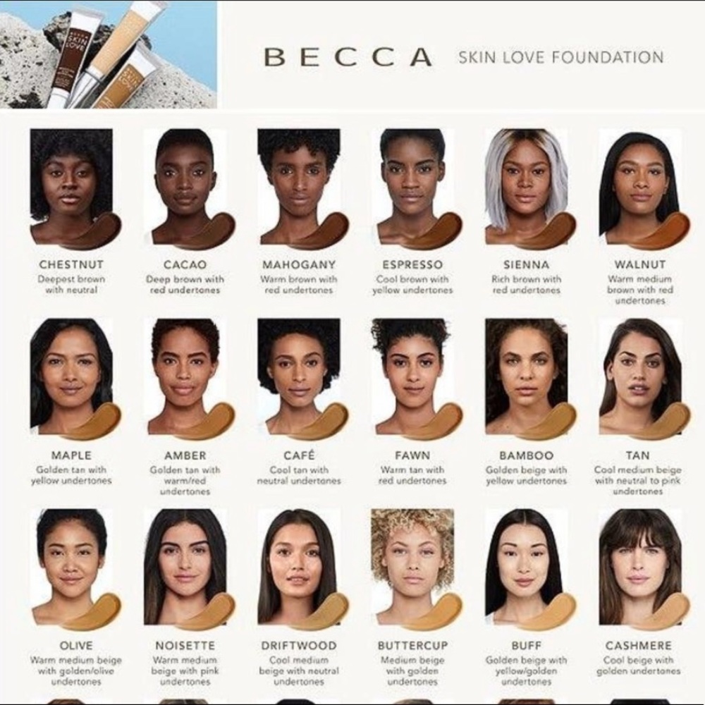New BECCA’s Skin Love chestnut Blur Foundation - Picture 7 of 8